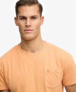 Classic Cotton Linen Pocket T-Shirt