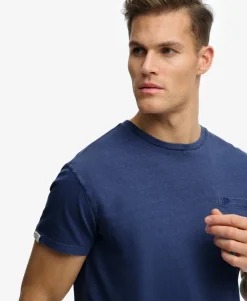 Classic Cotton Linen Pocket T-Shirt