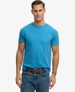 Classic Cotton Linen Pocket T-Shirt