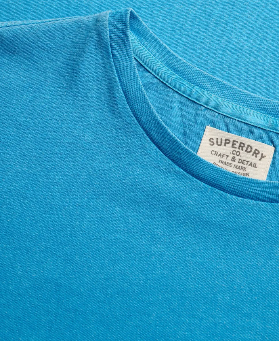 Classic Cotton Linen Pocket T-Shirt