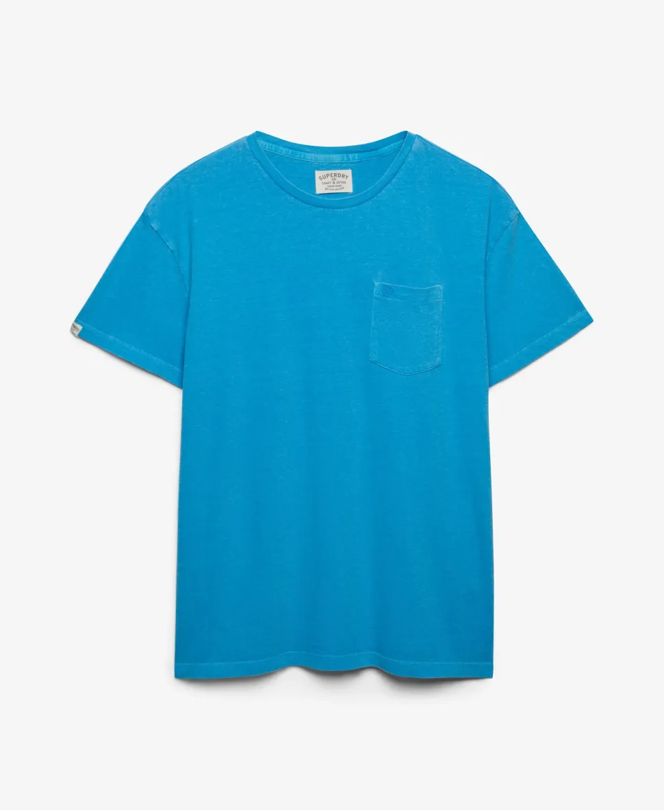 Classic Cotton Linen Pocket T-Shirt