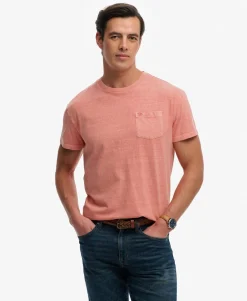 Classic Cotton Linen Pocket T-Shirt