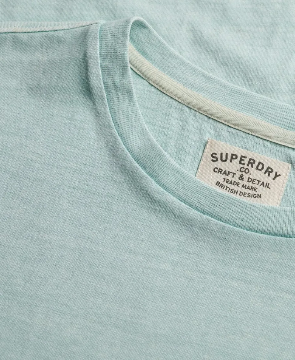 Classic Cotton Linen Pocket T-Shirt