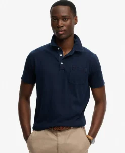 Classic Cotton Linen Polo Shirt