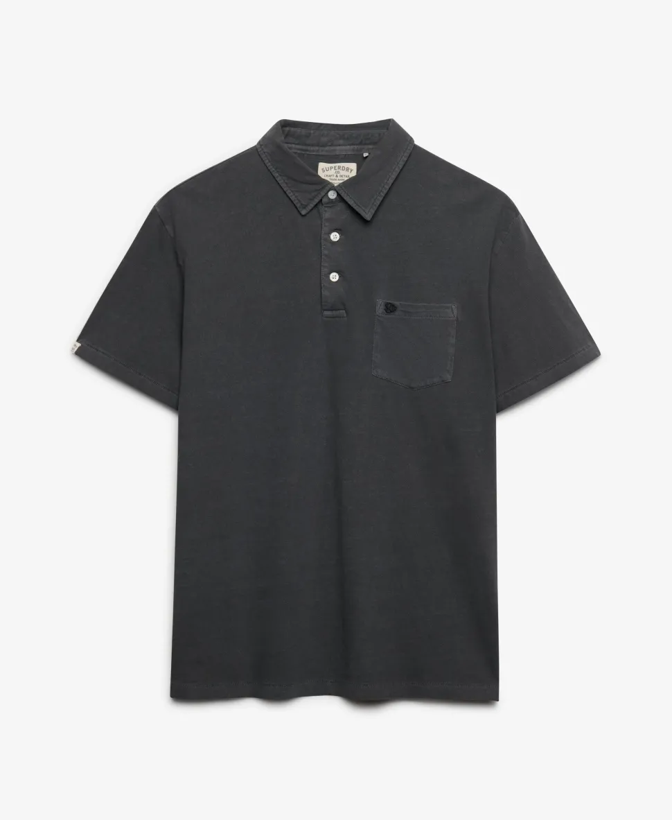 Classic Cotton Linen Polo Shirt