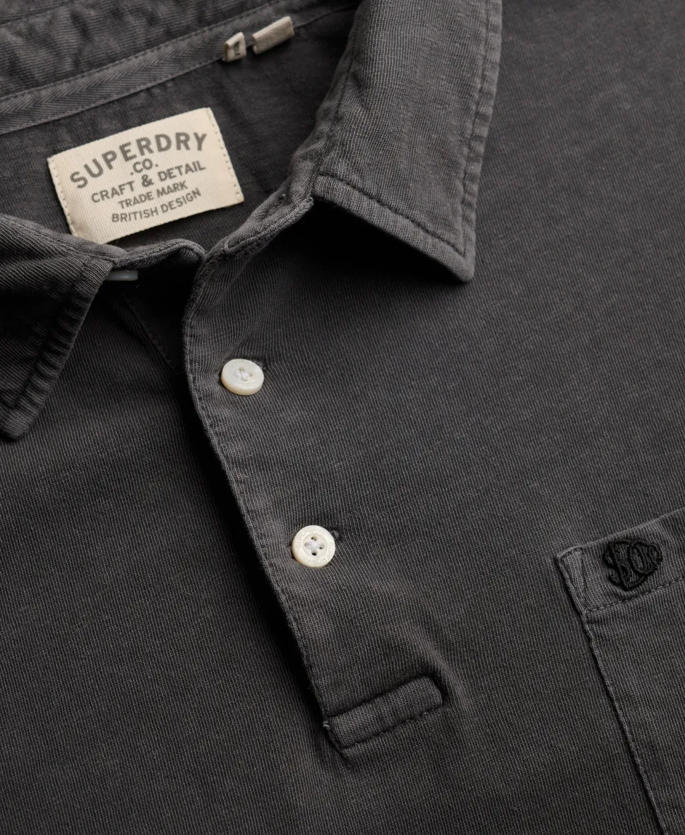 Classic Cotton Linen Polo Shirt