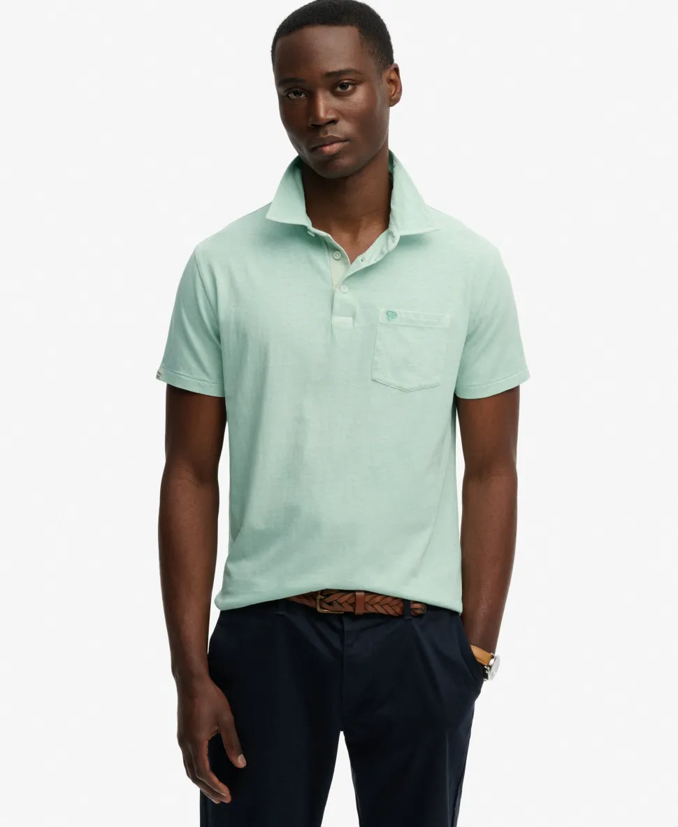 Classic Cotton Linen Polo Shirt