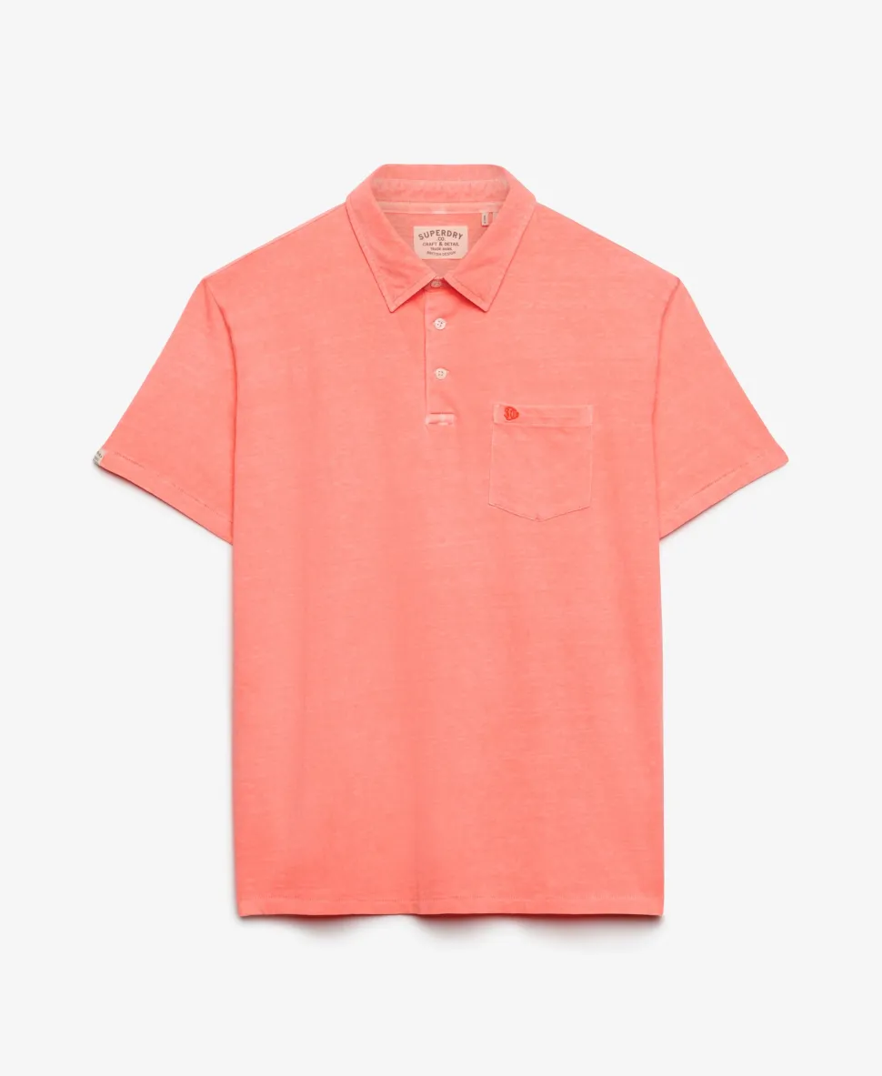 Classic Cotton Linen Polo Shirt