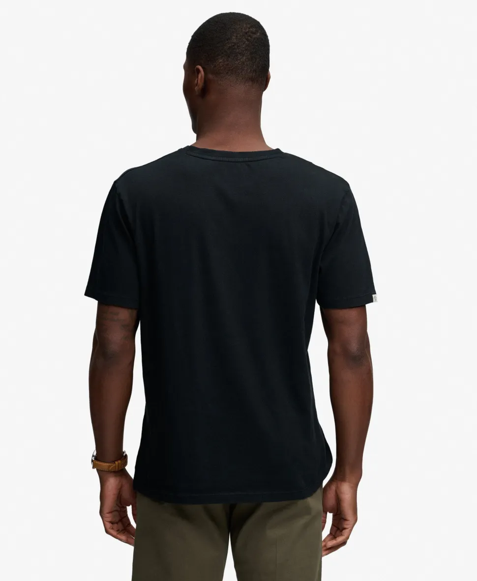 Classic Cotton Linen V-Neckline T-Shirt