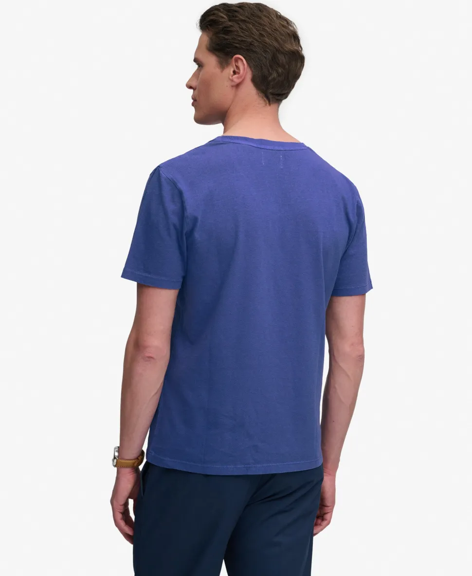 Classic Cotton Linen V-Neckline T-Shirt