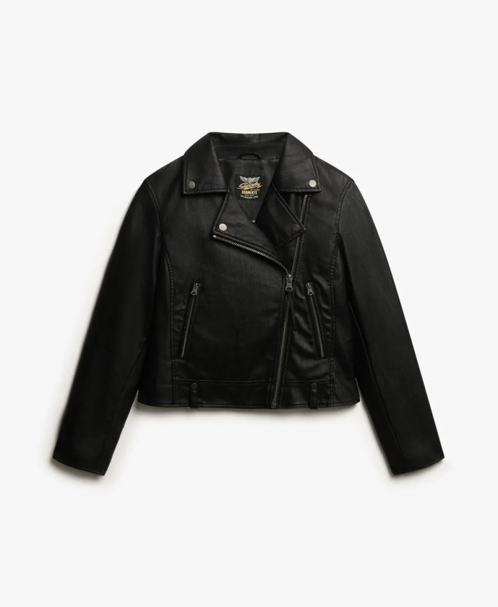 Classic Faux Leather Biker