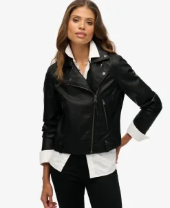 Classic Faux Leather Biker