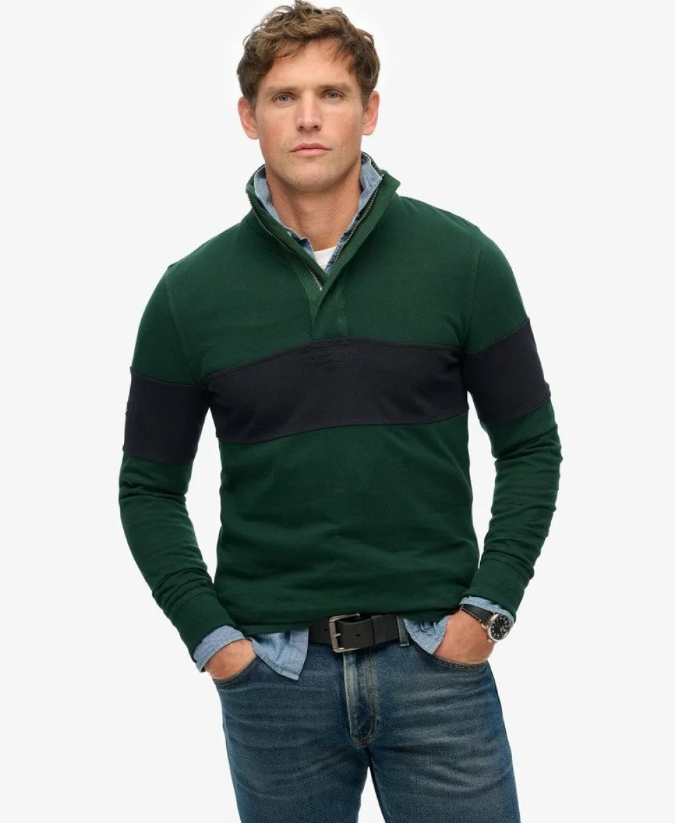 Classic Rugby Half Zip Top