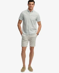 Classic Seersucker Short Sleeve Shirt
