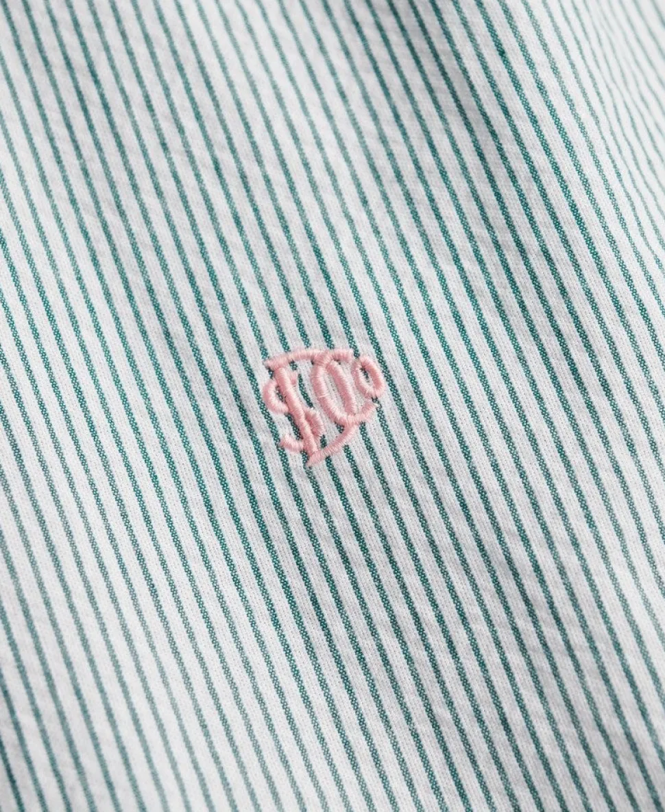 Classic Seersucker Short Sleeve Shirt