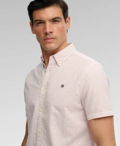 Classic Seersucker Short Sleeve Shirt