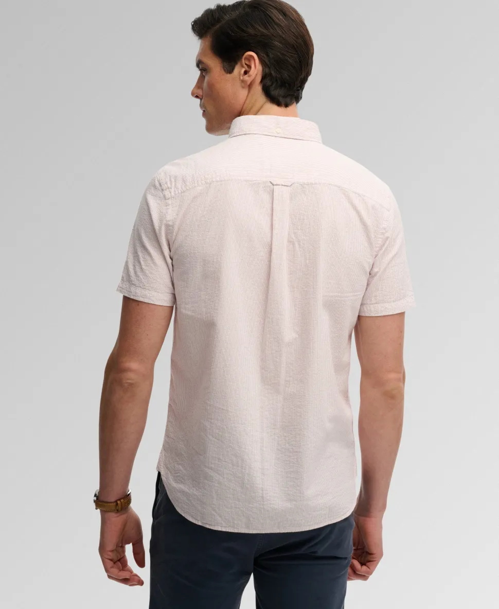 Classic Seersucker Short Sleeve Shirt
