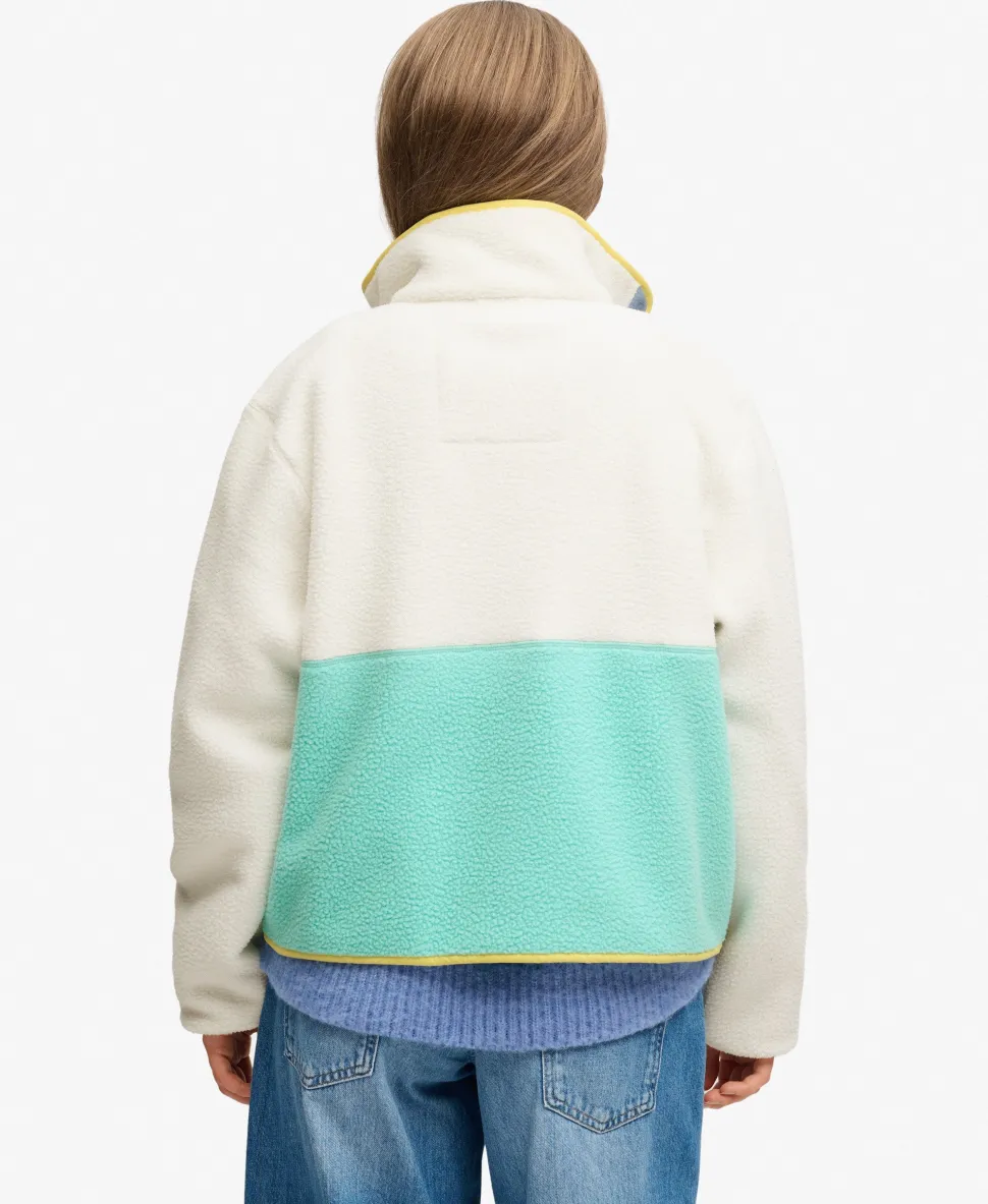 Colour Block Fleece Jacket