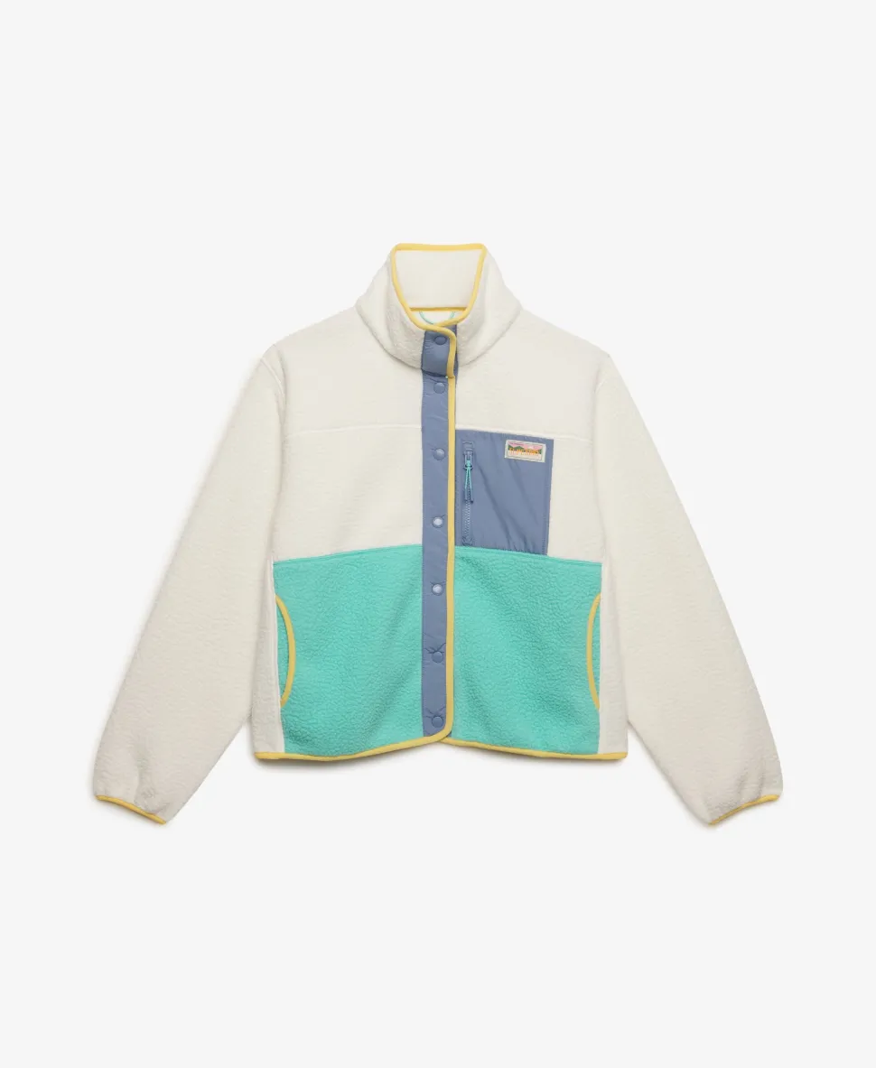 Colour Block Fleece Jacket