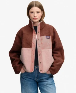 Colour Block Fleece Jacket
