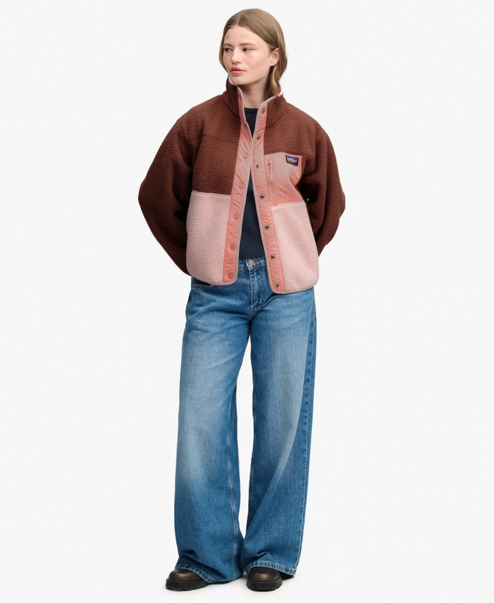 Colour Block Fleece Jacket