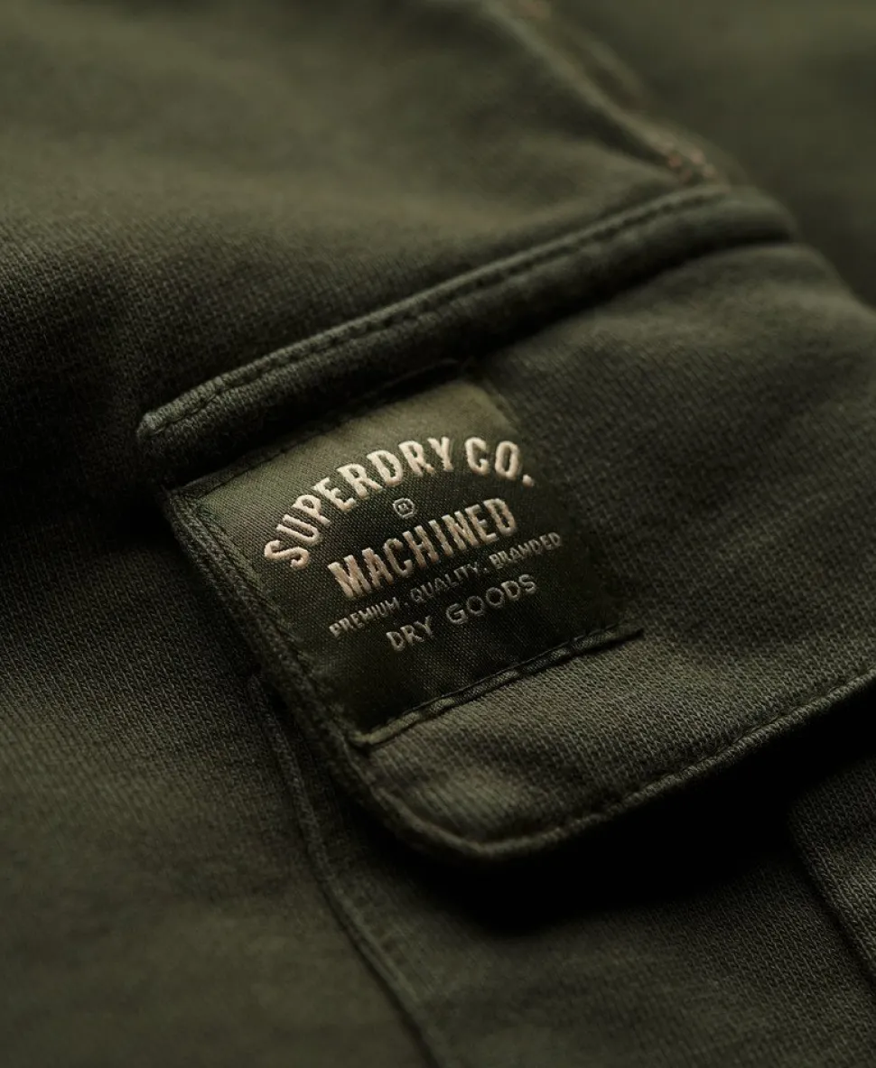 Contrast Stitch Cargo Shorts