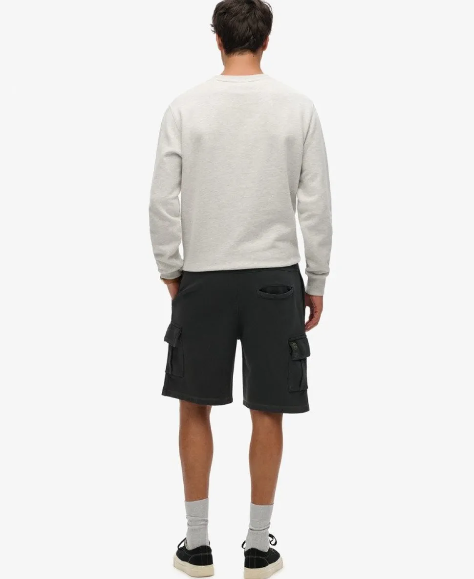 Contrast Stitch Cargo Shorts