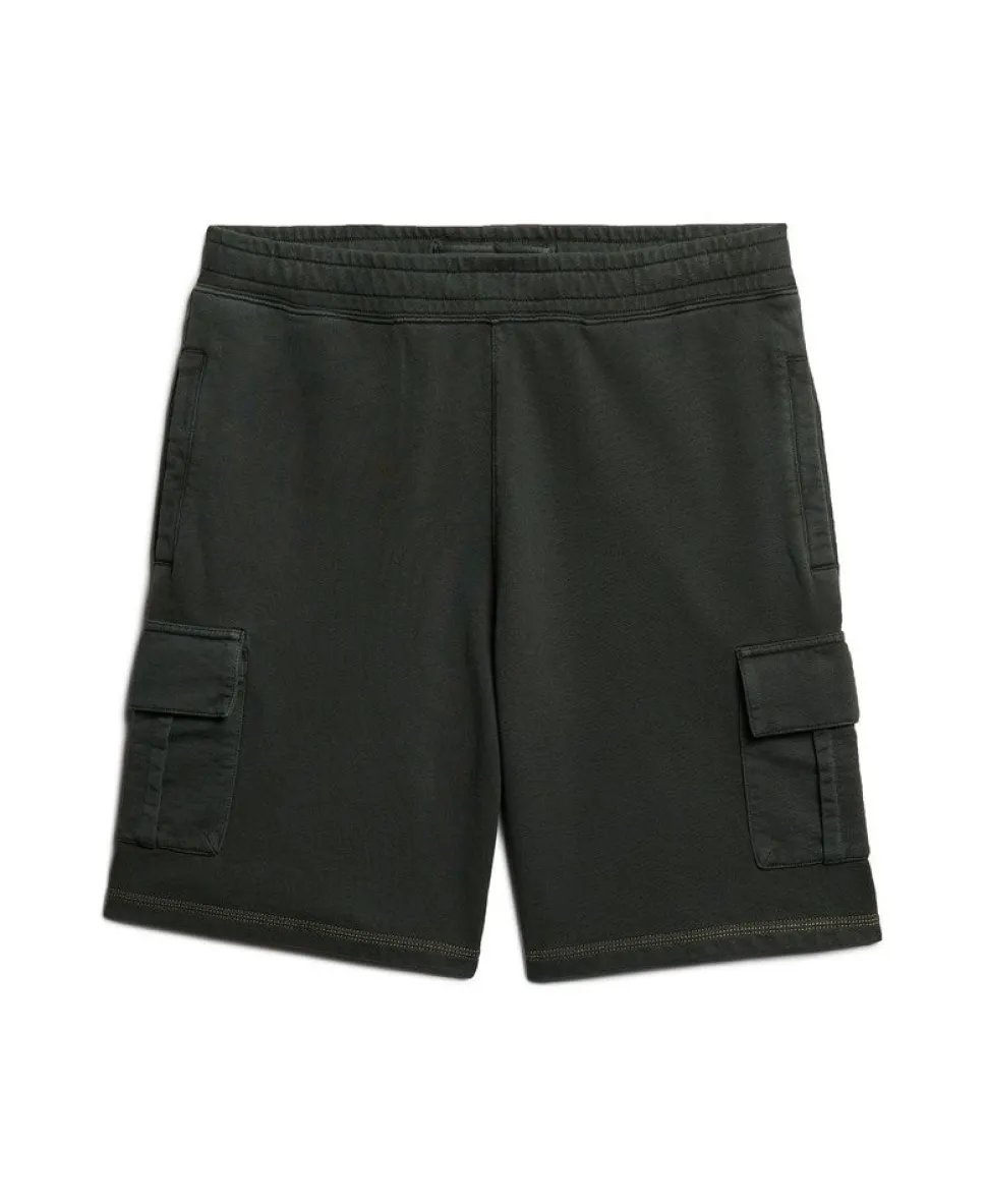 Contrast Stitch Cargo Shorts