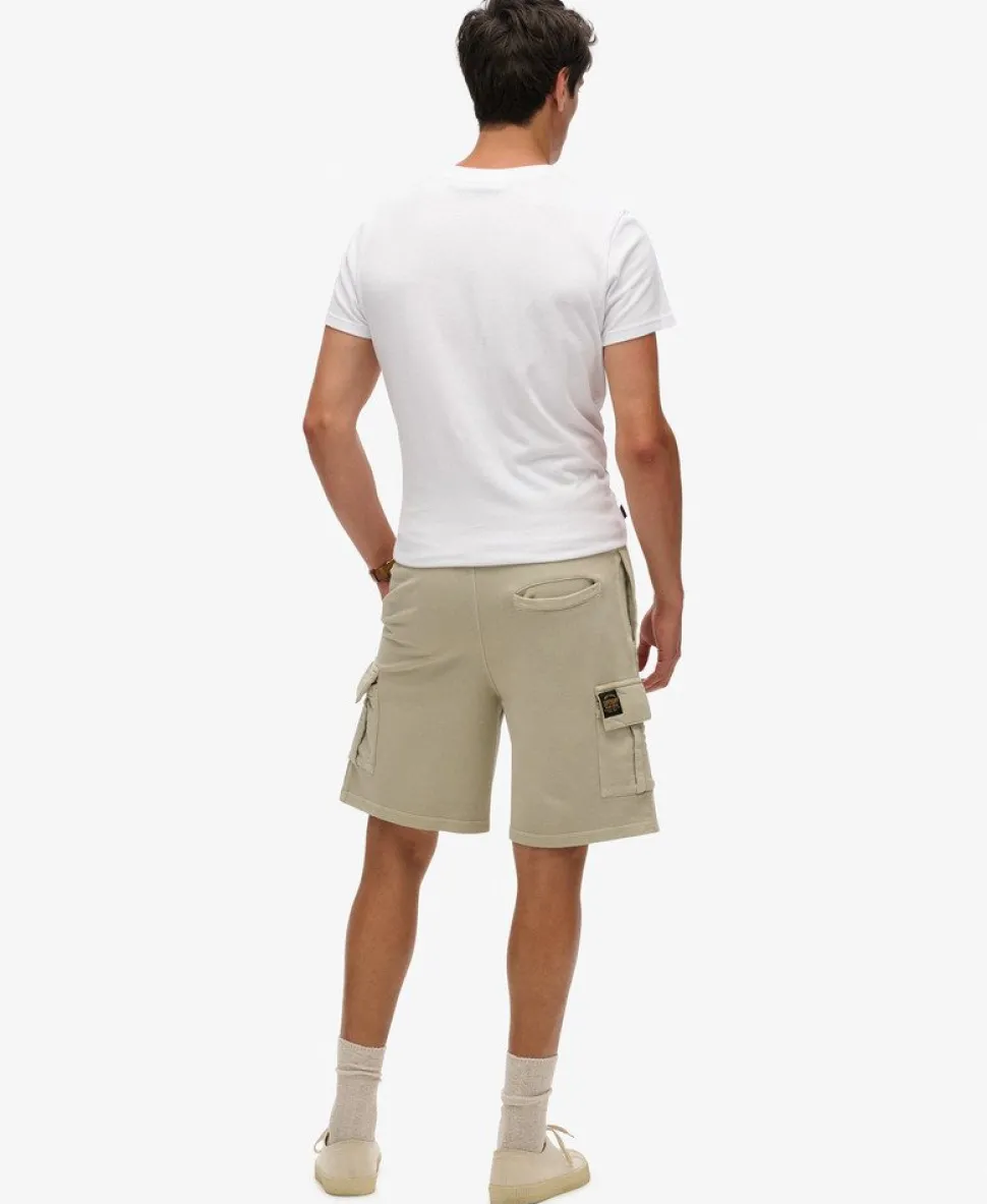 Contrast Stitch Cargo Shorts