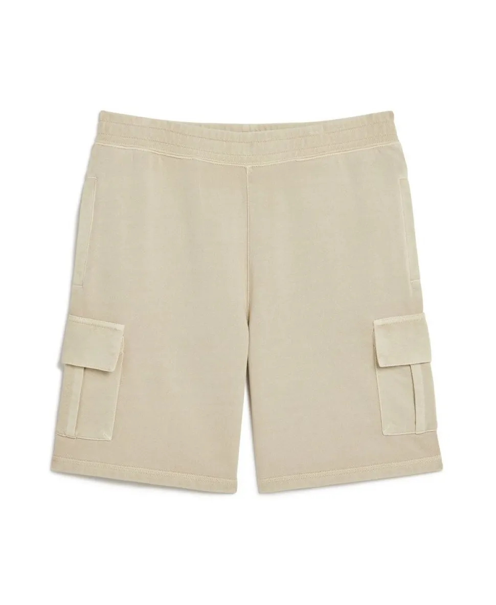 Contrast Stitch Cargo Shorts