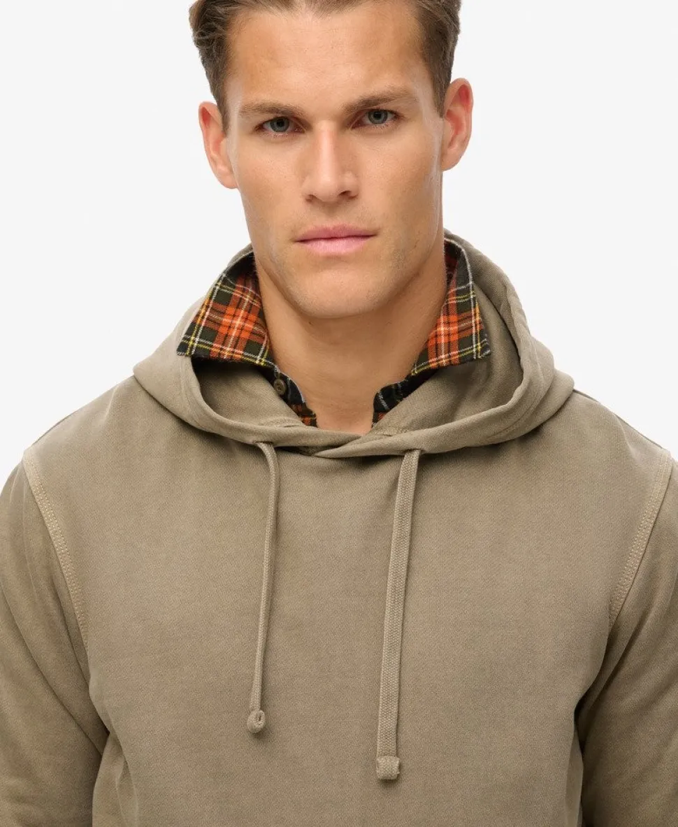 Contrast Stitch Relaxed Hoodie