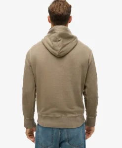 Contrast Stitch Relaxed Hoodie