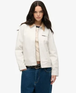 Cord Collar Barn Jacket