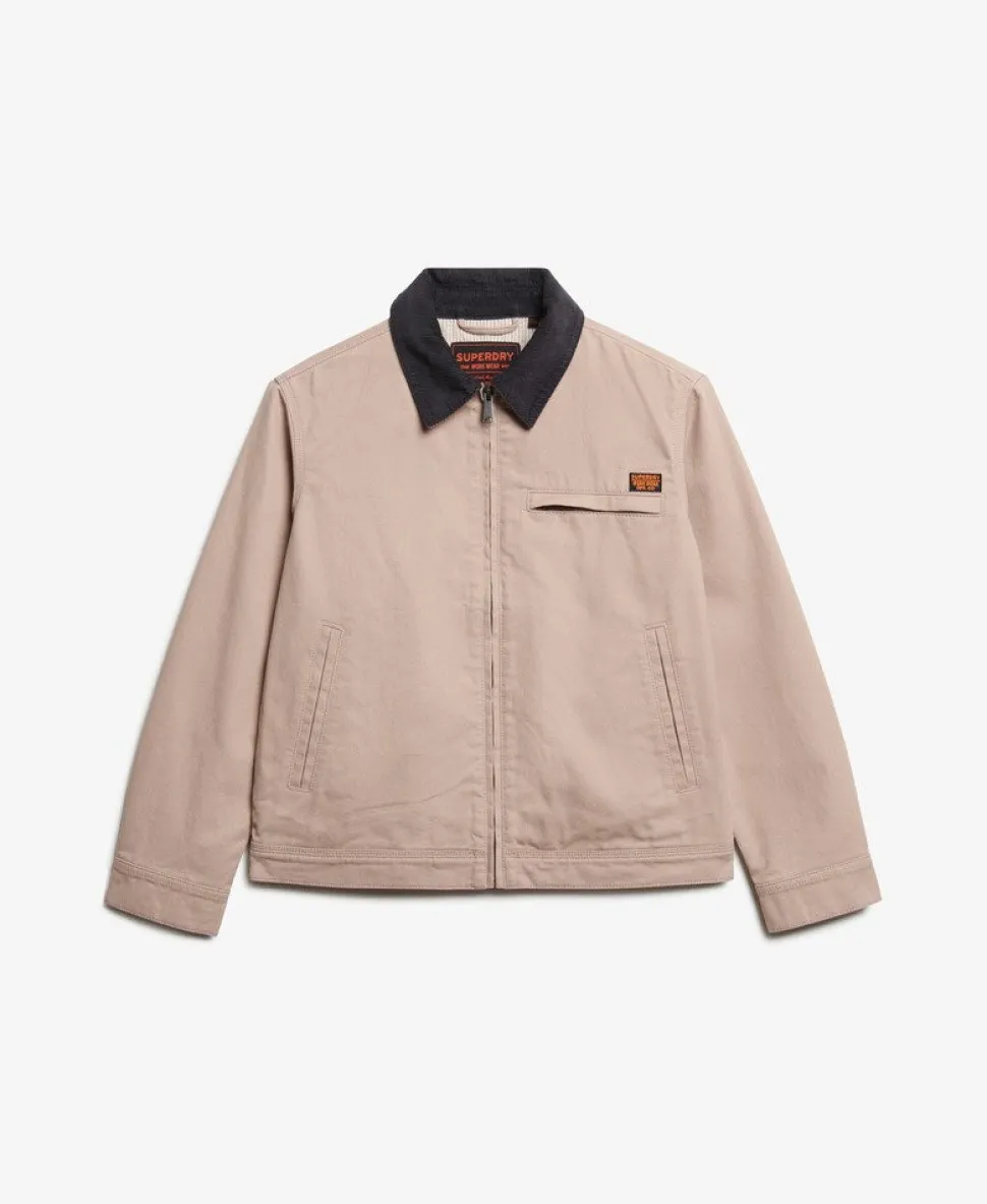 Cord Collar Barn Jacket