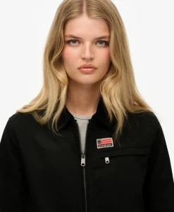 Cord Collar Quilt Ranch Jacket