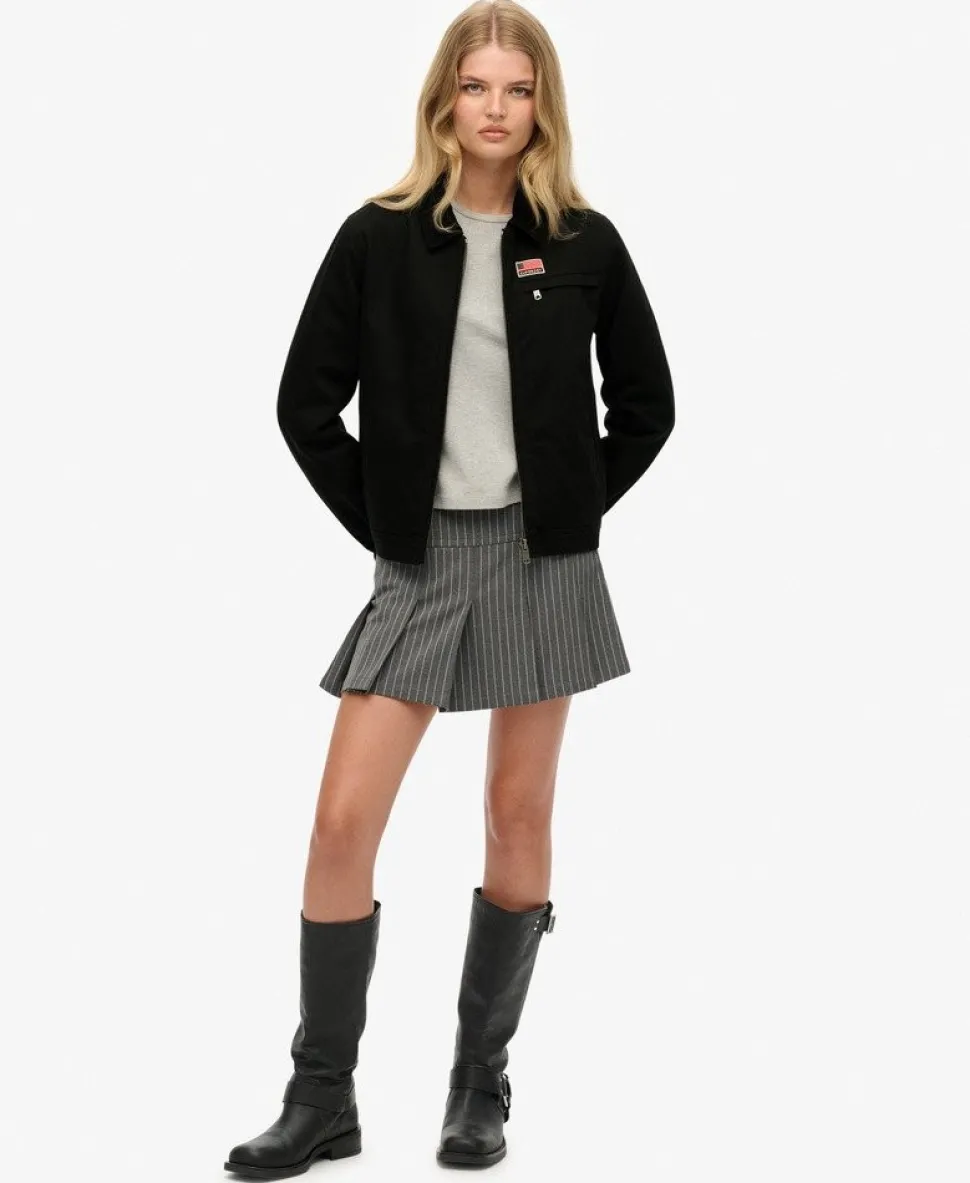 Cord Collar Quilt Ranch Jacket