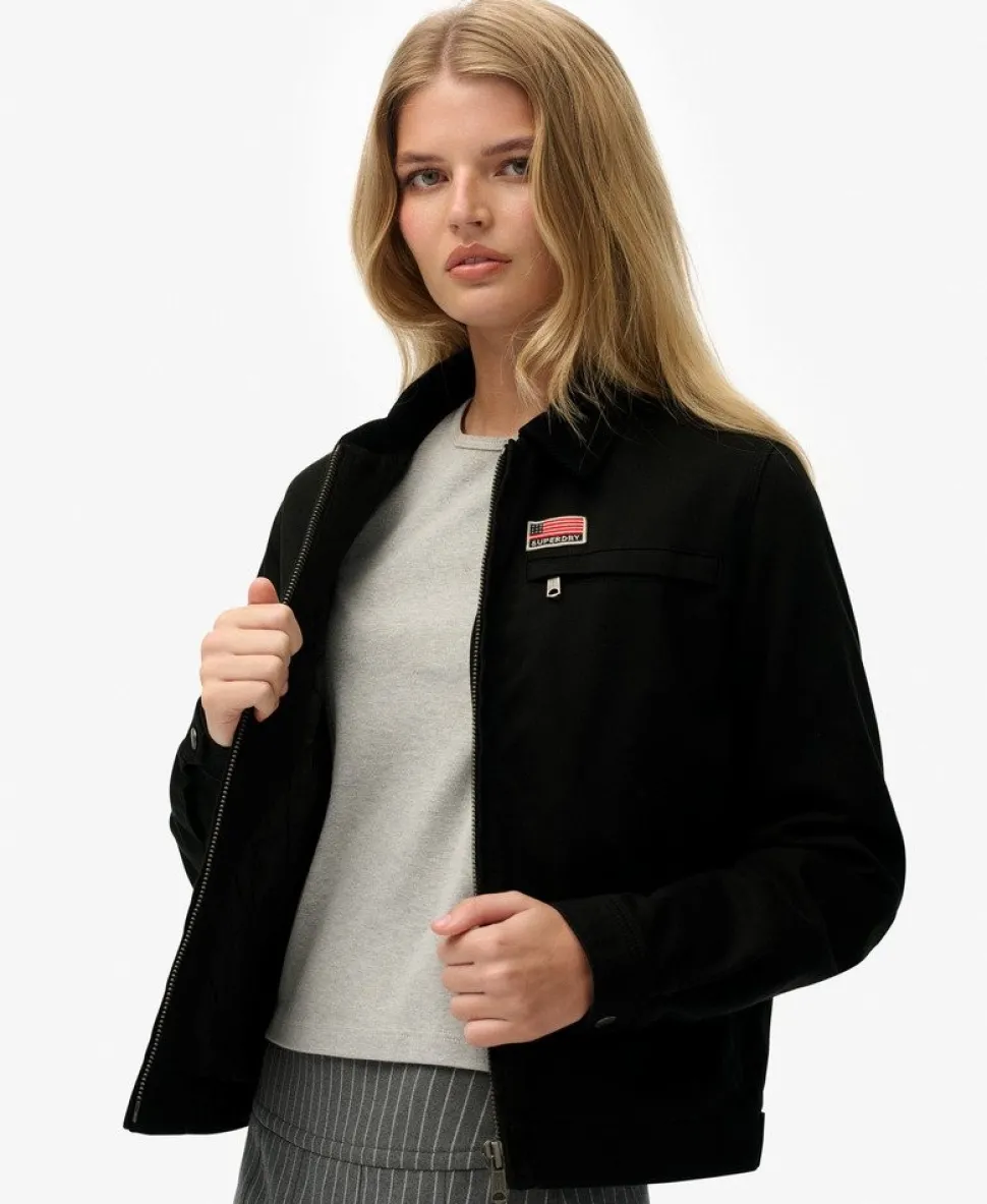 Cord Collar Quilt Ranch Jacket