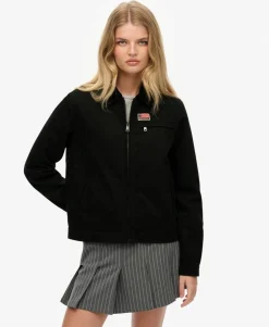 Cord Collar Quilt Ranch Jacket