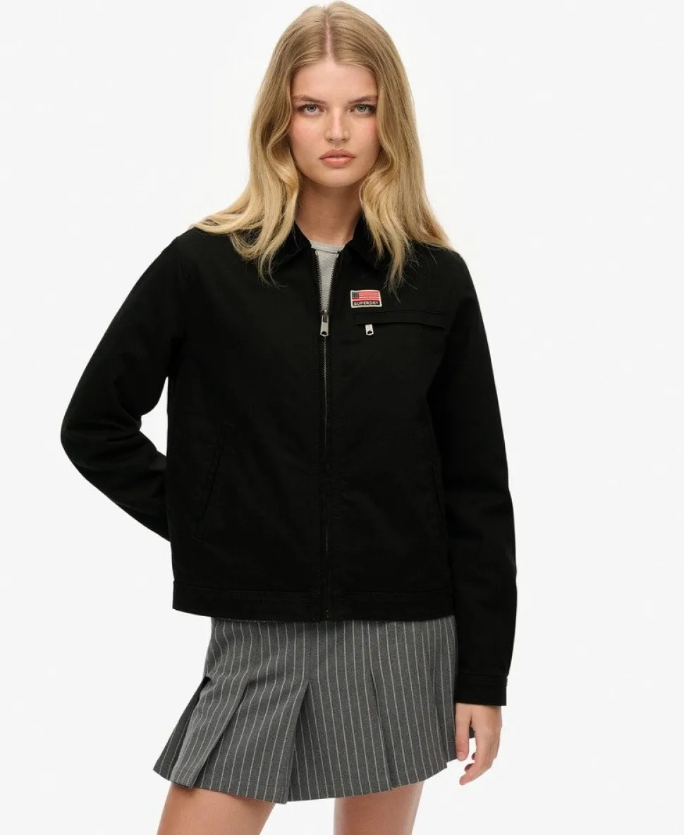 Cord Collar Quilt Ranch Jacket