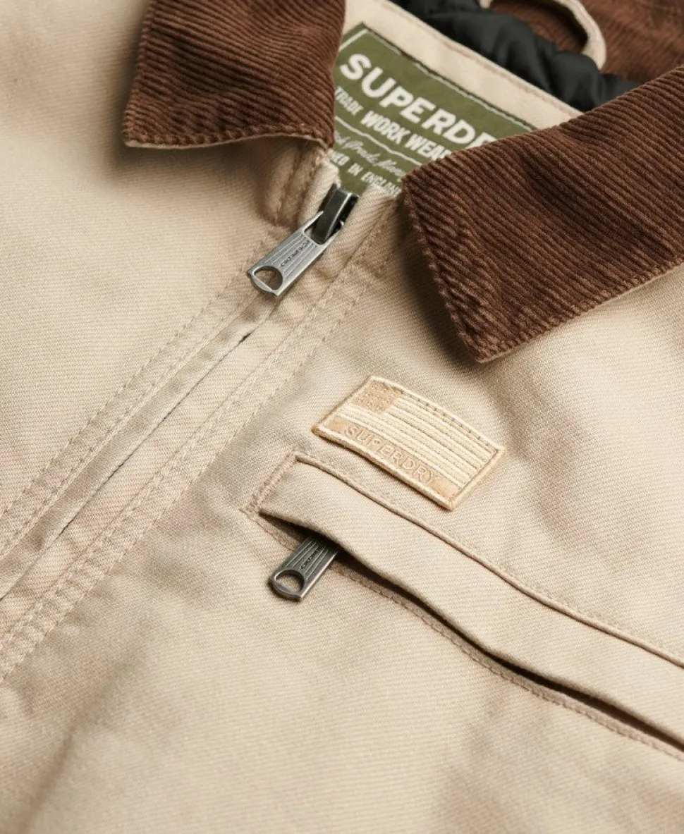 Cord Collar Quilt Ranch Jacket