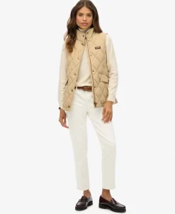 Cord Trimmed Liner Gilet