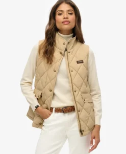 Cord Trimmed Liner Gilet