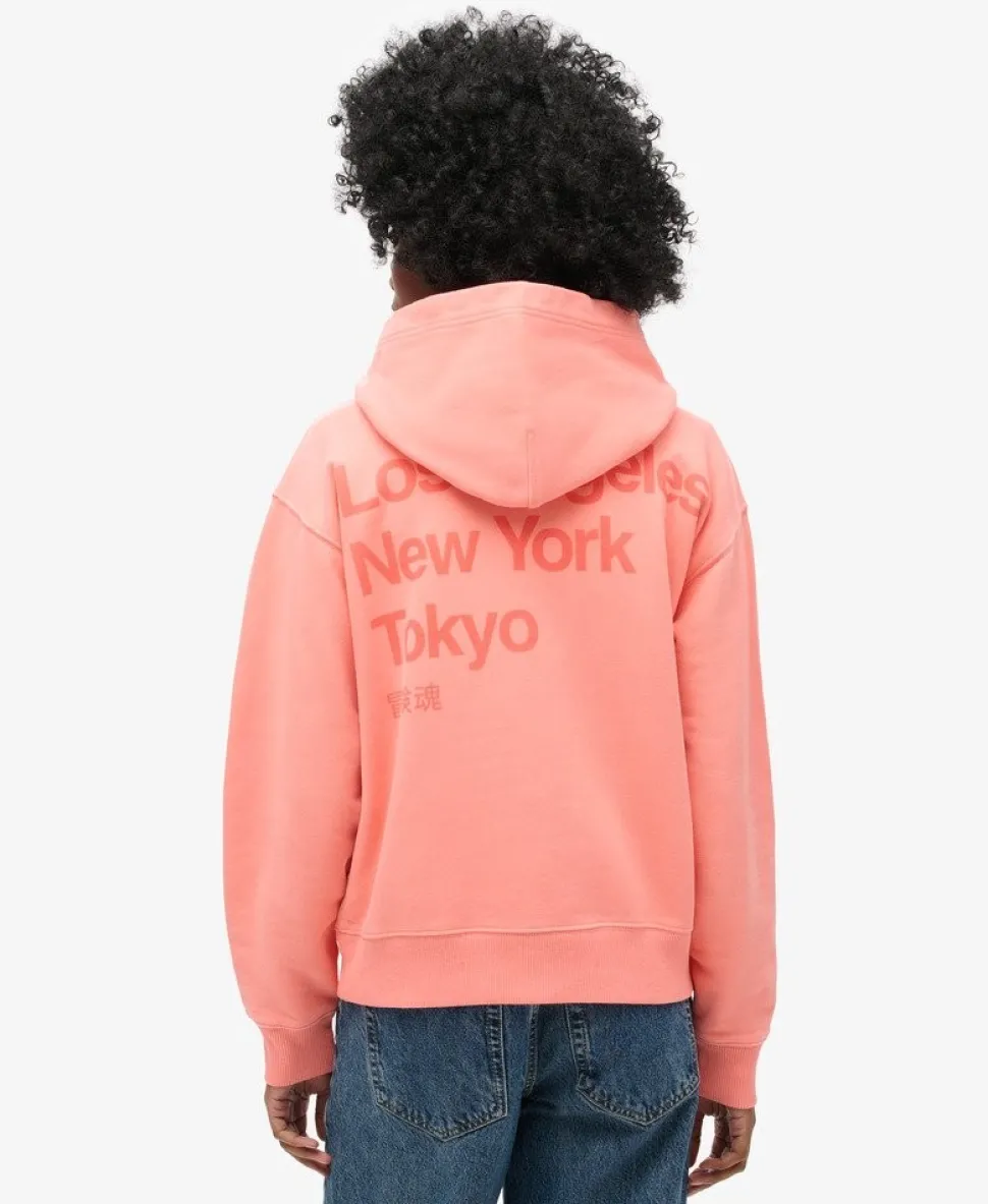 Core Logo City Loose Hoodie