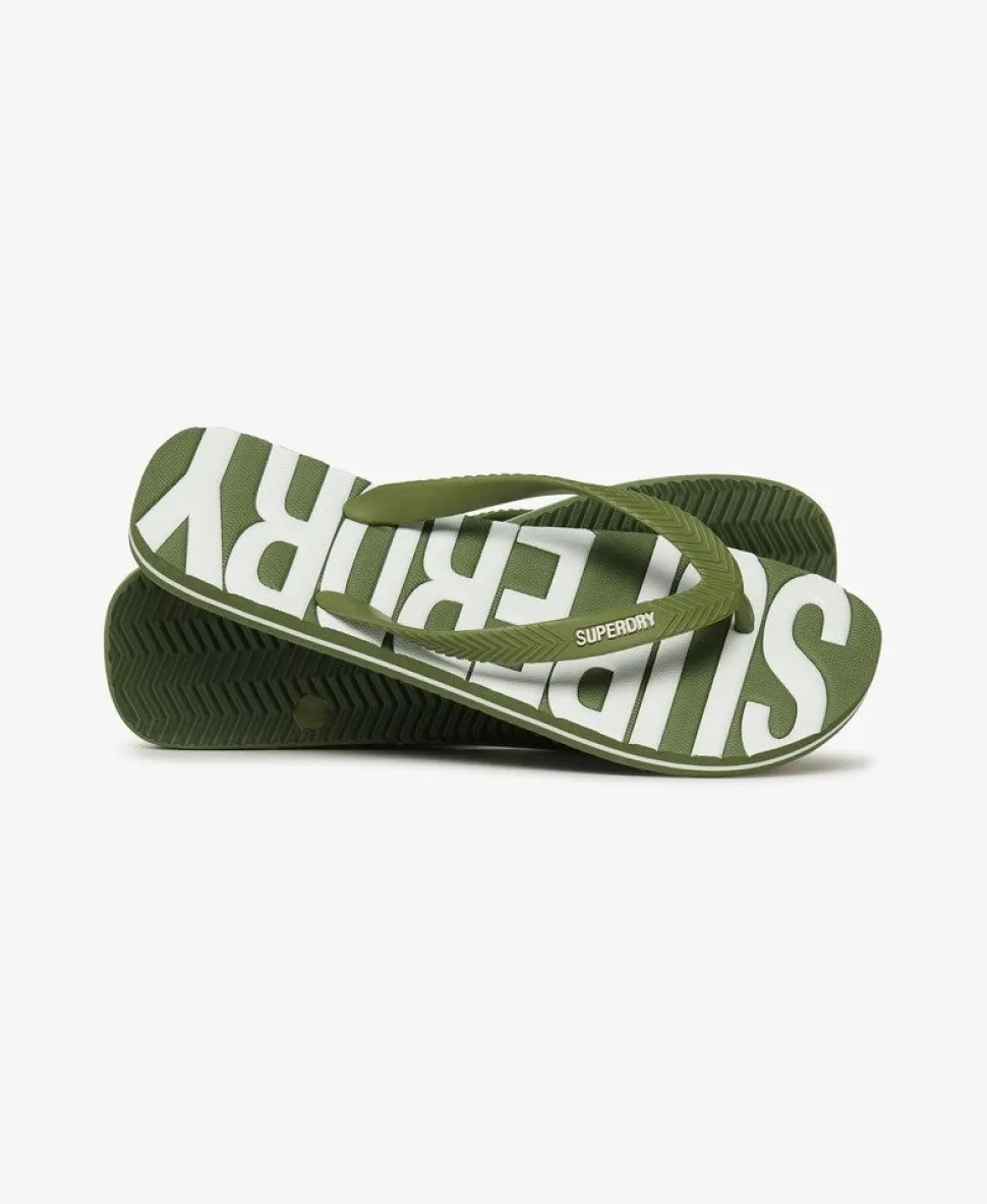 Core Logo Flip Flops