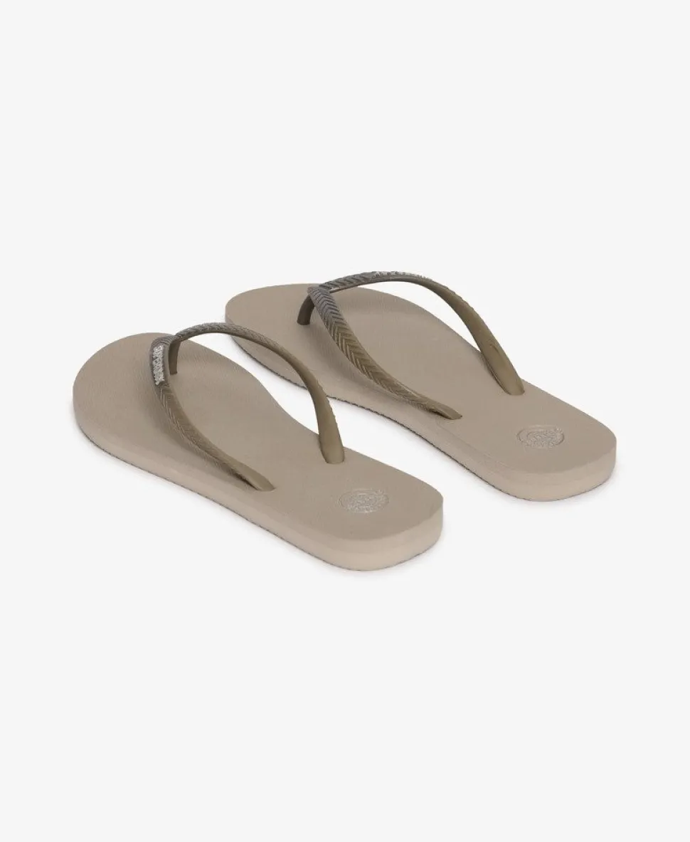 Core Metallic Flip Flops