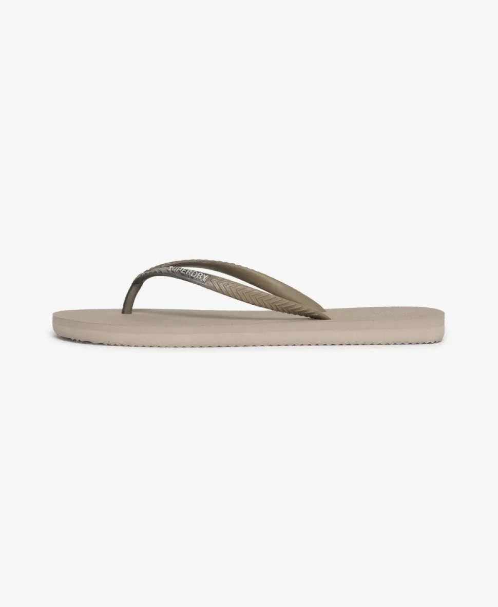 Core Metallic Flip Flops