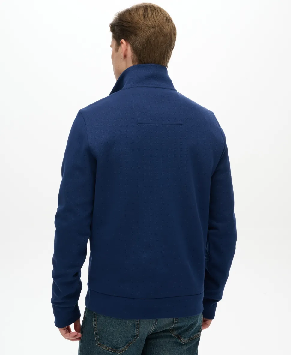 Core Pique Half Zip Sweatshirt