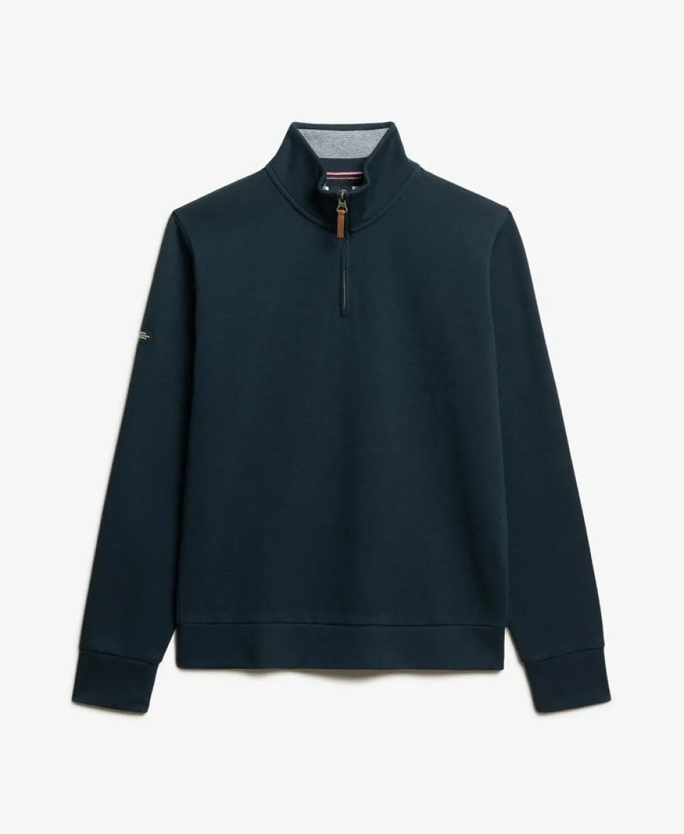 Core Pique Half Zip Sweatshirt