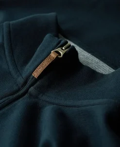 Core Pique Half Zip Sweatshirt