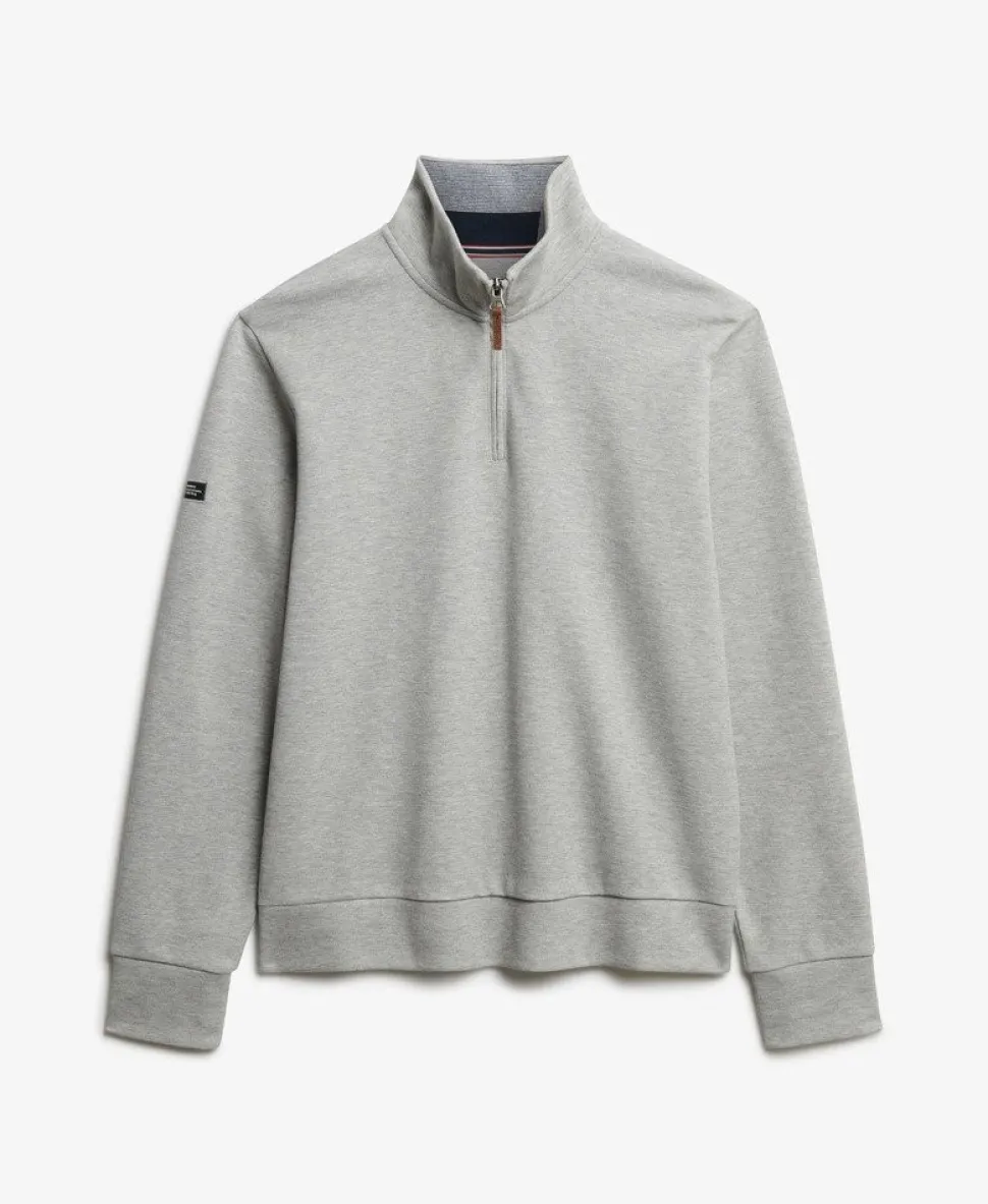 Core Pique Half Zip Sweatshirt